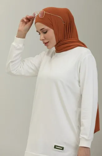 تونيك قطن ممشط خيطان  280128-07 إكرو 280128-07