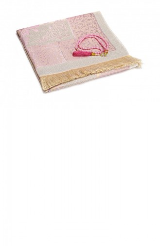 Shantuk-Stoffbeutel Gebetsmatte Rosenkranz Rosa Farbe Mevlid-Geschenk 4897654301061 4897654301061