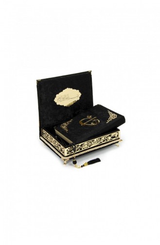 Personalisiertes Geschenk-Koran-Set Mit Schaumstoff-Samt-Hülle Schwarz 48976543011572 48976543011572