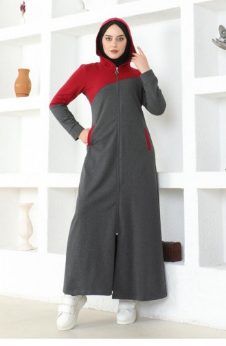 2080 Mg Hijab Sports Abaya Anthrazit 16974
