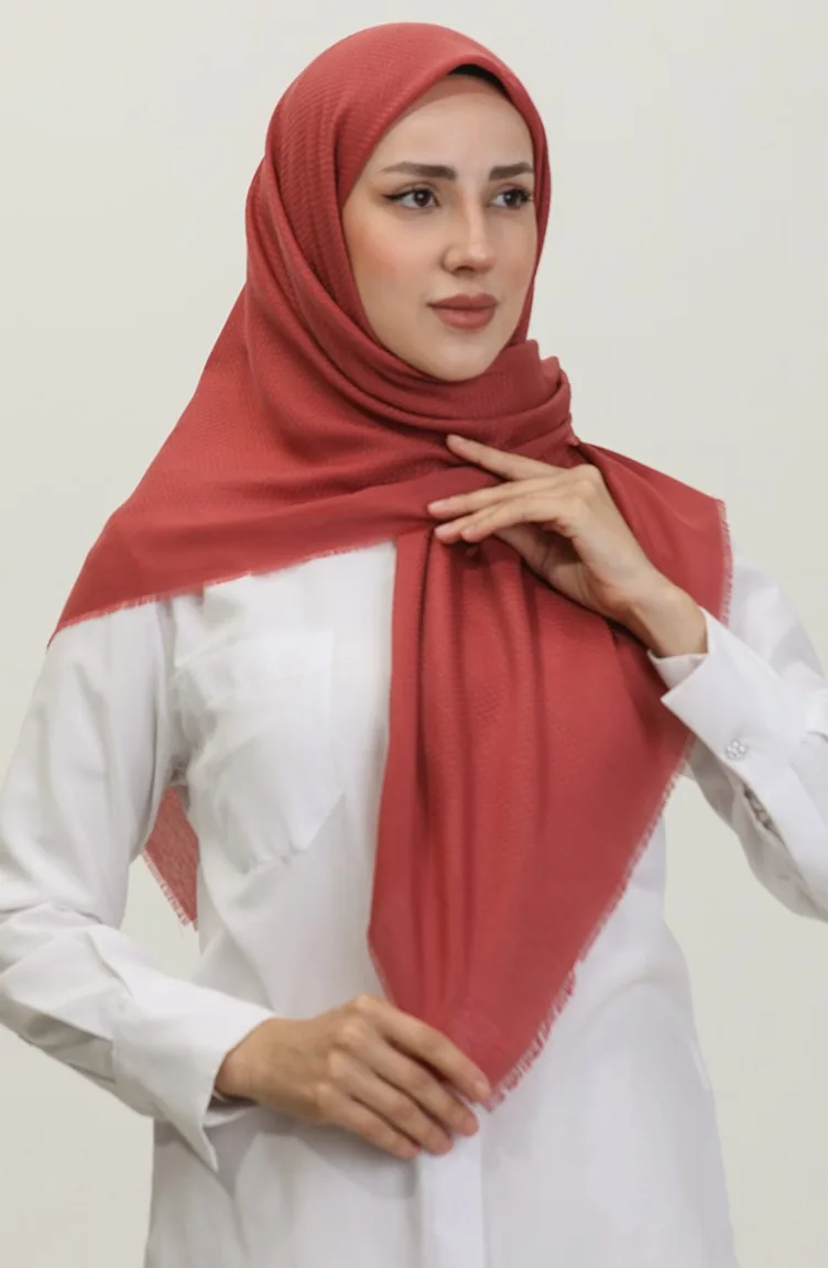Koton Jacquard Scarf 90159-18 Dusty Rose 90159-18