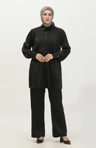 Tunik Pantolon İkili Takım 11301-03 Siyah