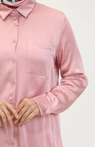 Tunik Pantolon İkili Takım 11304-01 Gül Kurusu