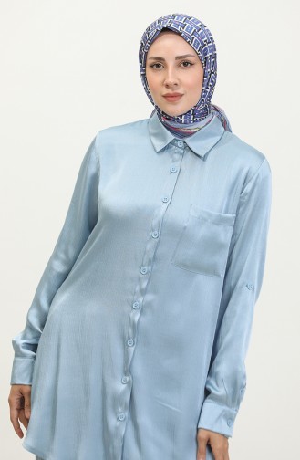 Tunik Pantolon İkili Takım 11304-03 Mavi