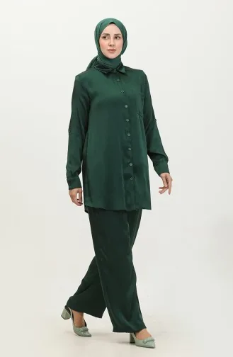 Tuniekbroek Dubbel Pak 11304-06 Smaragdgroen 11304-06