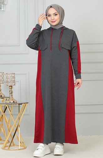 Hooded Sports Dress 3027-06 Anthracite 3027-06