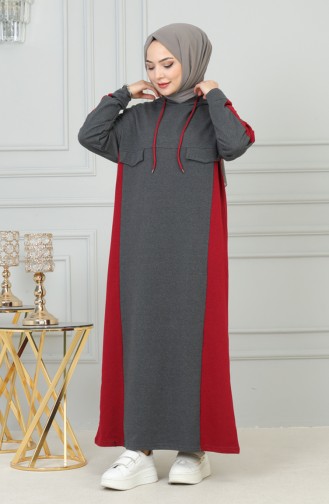 Hooded Sports Dress 3027-06 Anthracite 3027-06