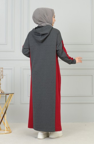 Sportkleid Mit Kapuze 3027-06 Anthrazit 3027-06