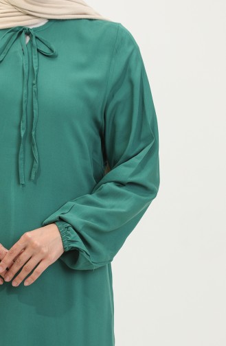 فستان فيسكوز للمحجبات 6699-17 أخضر 6699-17
