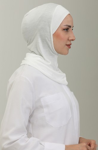 Hijab-muts Met Nekkraag 90153-03 Ecru 90153-03