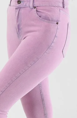 Jeans Met Skinny Pijpen 30092-01 Lila 30092-01