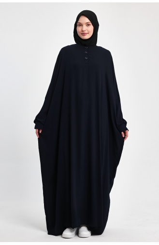 İhya Tesktik Bat Model Abaya YMF01-01 Navy Blue 01-01