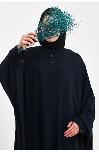 İhya Tesktik Bat Model Abaya YMF01-01 Navy Blue 01-01