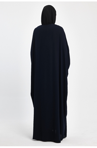 İhya Tesktik Bat Model Abaya YMF01-01 Marineblauw 01-01