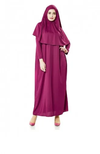 Robe De Prière Fuchsia Motif Ravza Tapis De Prière Et Ensemble De Culte Du Chapelet 05 15 3393 05.15.3393