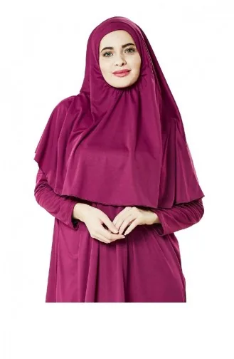 Robe De Prière Fuchsia Motif Ravza Tapis De Prière Et Ensemble De Culte Du Chapelet 05 15 3393 05.15.3393