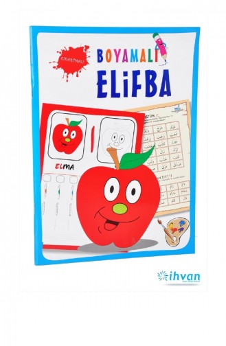 Colored Elif Ba Book Religious Educational Book 1198 4180041800008 4180041800008