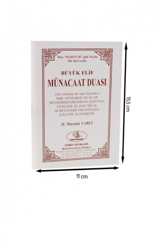 Büyük Elif Münacaat Duası 1372 4476244762008