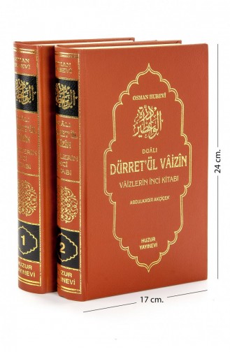 Dürretül Vaizin 2 Volumes Huzur Publishing House Şamua Kağıt 4486604486604 4486604486604