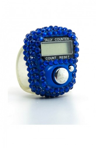 Digitale Ring Met Steenzang Marineblauw 4531604531608 4531604531608