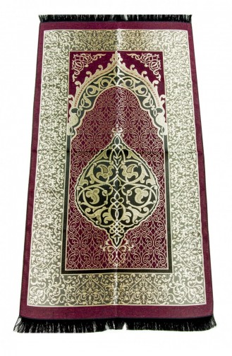 Wirtschaftlicher Osmanischer Taft-Gebetsteppich 0150 Fuchsia-Farbe 4550314550310 4550314550310