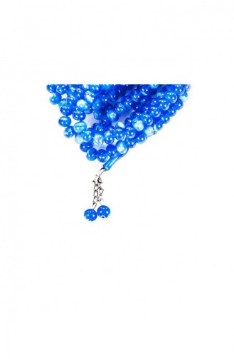 500 Perles De Prière Bleu Blanc Pièce 4560124560126 4560124560126