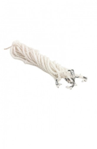 Crystal Appearance 99 Luss Prayer Beads Mevlüt Hajj Umrah Gift 10 Pieces White 4564094564092 4564094564092