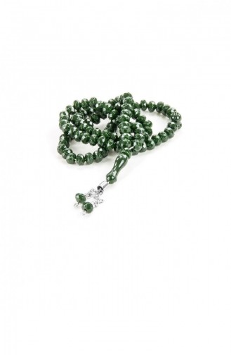 Crystal Appearance 99 Luss Prayer Beads Mevlüt Hajj Umrah Gift 10 Pieces Dark Green 4564294564298 4564294564298