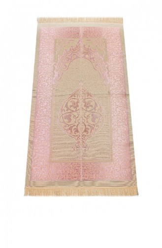 Luxury Light Color Ottoman Taffeta Prayer Rug 0210 Pink Color 4570204570204 4570204570204