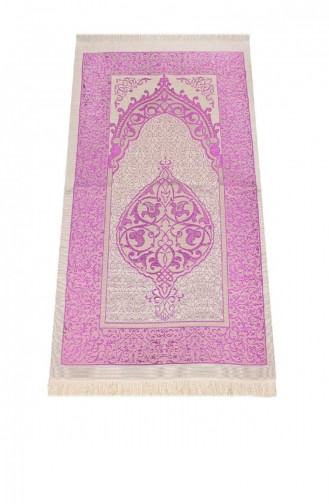 Luxuriöser Heller Ottoman-Gebetsteppich Aus Taft 0210 Fuchsia-Farbe 4570224570222 4570224570222