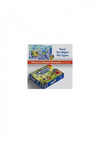 Kıblegah Oyun Seti Monopoly Benzeri Dini Bilgiler Aile Oyunu 4571634571632