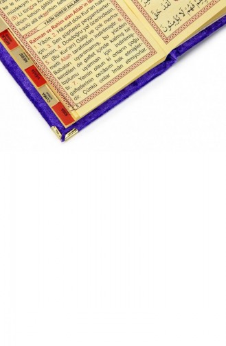 20 كتاب ياسين مغطى بالمخمل اقتصادي بحجم الجيب لون أرجواني هدية مولود 4897654300364 4897654300364