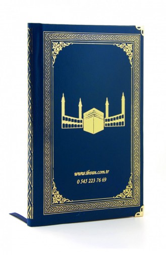 Livre à Couverture Rigide Imprimé De 50 Noms De Yasin Ottoman à Motifs Taille Moyenne 176 Pages Couleur Bleu Foncé Cadeau Religieux 4897654300604 4897654300604