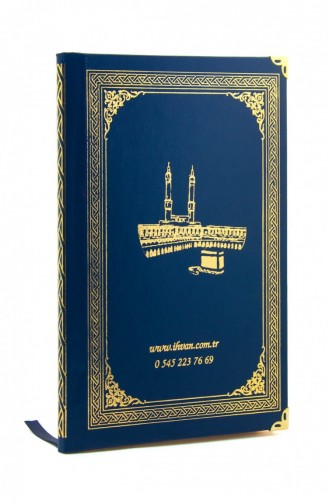 50 Naam Gedrukt Hardcover Boek Van Yasin Ottomaans Patroon Middelgroot 176 Pagina`s Donkerblauwe Kleur Religieus Geschenk 4897654300604 4897654300604