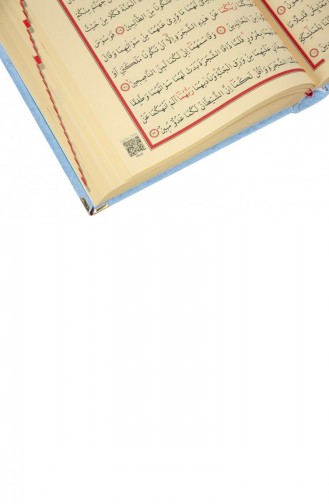 Personalized Gift Quran Set With Sponge Velvet Covered Case Blue 4897654301027 4897654301027