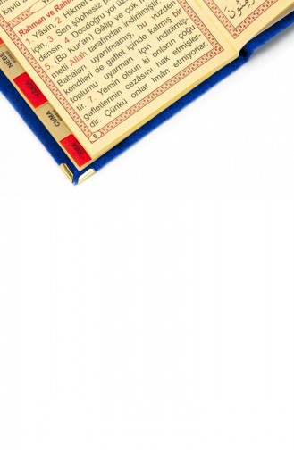 20 Adet Kadife Kaplı Yasin Kitabı Çanta Boy İsim Baskılı Plaka Tesbihli Şeffaf Kutulu Lacivert Hediyelik Yasin Seti 4897654301095
