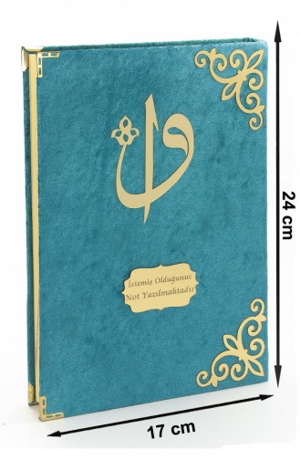 Geschenk Met Fluweel Bedekte Naam Aangepast Plexi-patroon Arabisch Middelgroot Heilige Koranolie 4897654301153 4897654301153