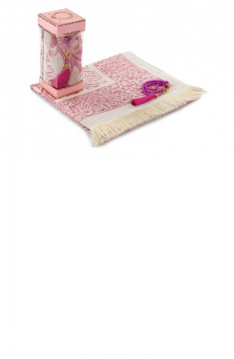 Coffret Tapis De Prière Chapelet De Perles Et Fenêtre Couleur Rose 4897654301303 4897654301303