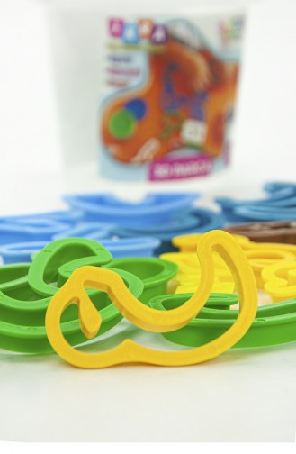 Educational Elif Be Arabic Letter Play Dough Mold 4897654301466 4897654301466