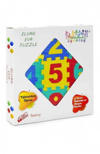 Arabic Letters And Turkish Numbers Box Puzzle Jigsaw 4897654301470 4897654301470