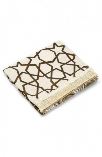 Lampe à Suspension Ultra Luxueuse Couverture Kaaba Tapis De Prière En Chenille Crème à Motifs 12 4897654301718 4897654301718