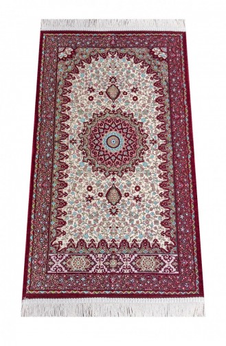 Authentic Ultra Luxury Chenille Prayer Rug Red 4897654301982 4897654301982