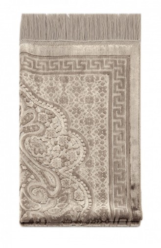 Velvet Prayer Rug İnci Velvet Pearl Brown 4897654302175 4897654302175