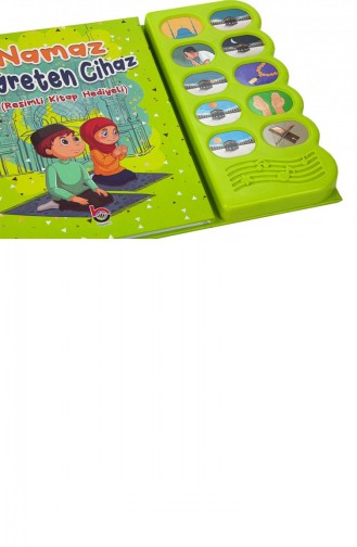 Namaz Öğreten Cihaz Resimli Kitap Seti Yeşil 4897654302237