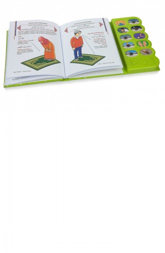 Namaz Öğreten Cihaz Resimli Kitap Seti Yeşil 4897654302237