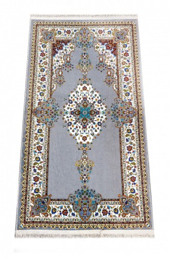 Woven Based Bamboo Carpet Prayer Mat Gray 4897654302534 4897654302534