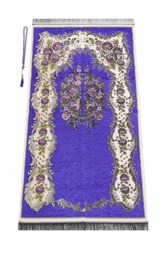 Samtbezogene Truhe Personalisiertes Geschenk Gebetsmatte Koran-Set Lila 4897654302548 4897654302548