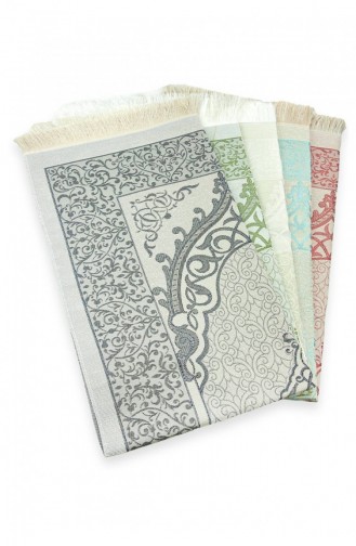 10 Pieces Ottoman Taffeta Prayer Rug 5 Colors 4897654302703 4897654302703
