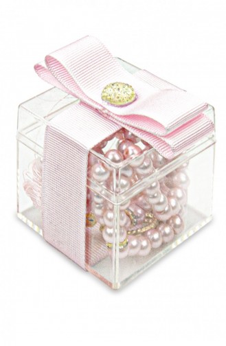 5 Stück Dekorative Glimmer-Geschenkbox 99 Lu Perlen-Gebetsperlen Rosa 4897654302782 4897654302782