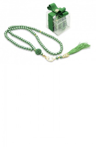 5 Pieces Gift Decorative Mica Boxed 99 Lu Pearl Prayer Beads Green 4897654302785 4897654302785
